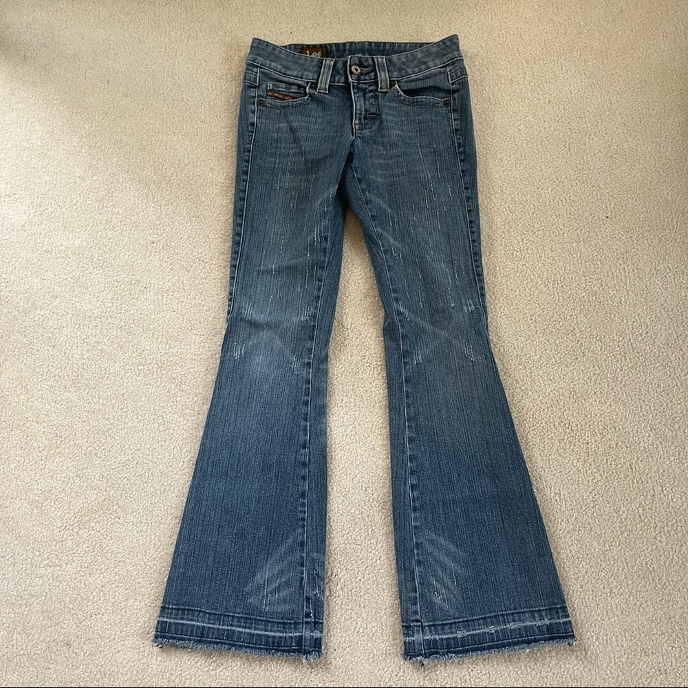 Lee Women's Distressed Flare Jeans